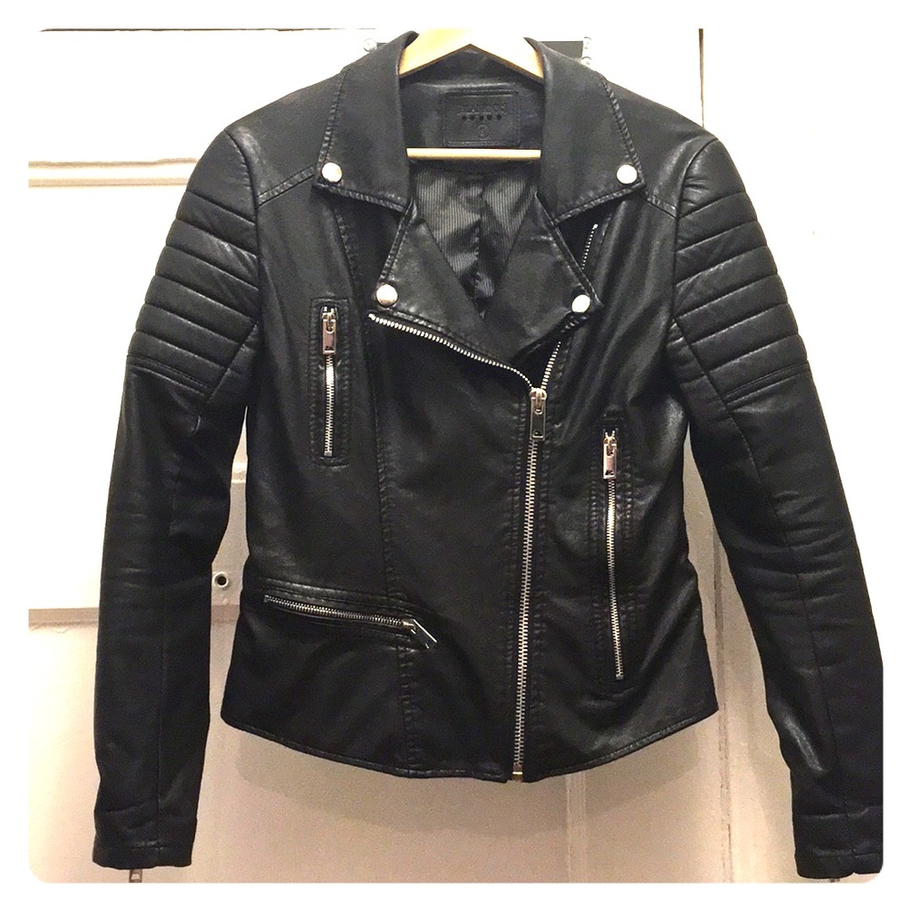 Moto pleather jacket